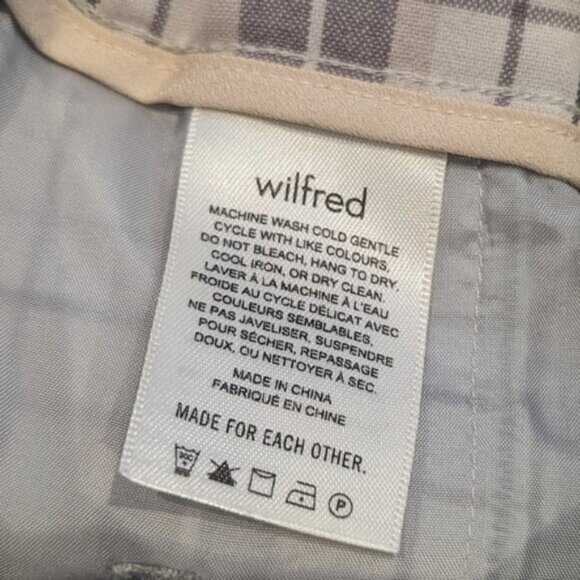 Aritzia Wilfred plaid tartan Darontal Pant - Picture 8 of 9